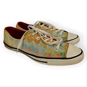 Converse Missoni Multicolor Zigzag Sneakers low top shoes size 7